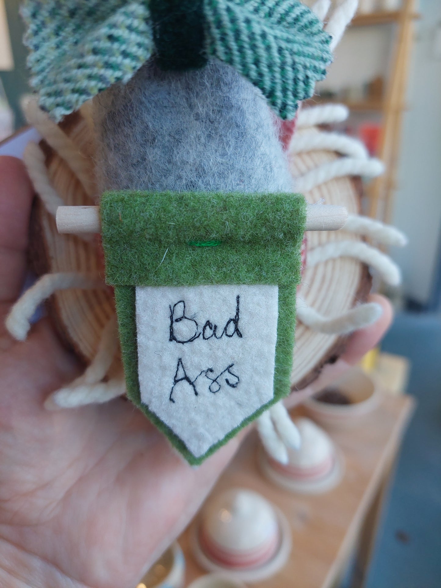 Felted Donkey 'Bad Ass'