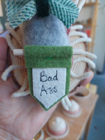 Felted Donkey 'Bad Ass'