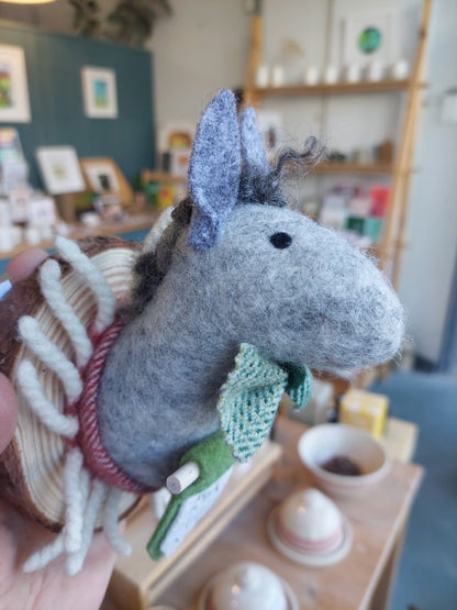Felted Donkey 'Bad Ass'