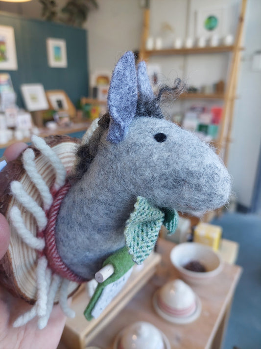 Felted Donkey 'Bad Ass'